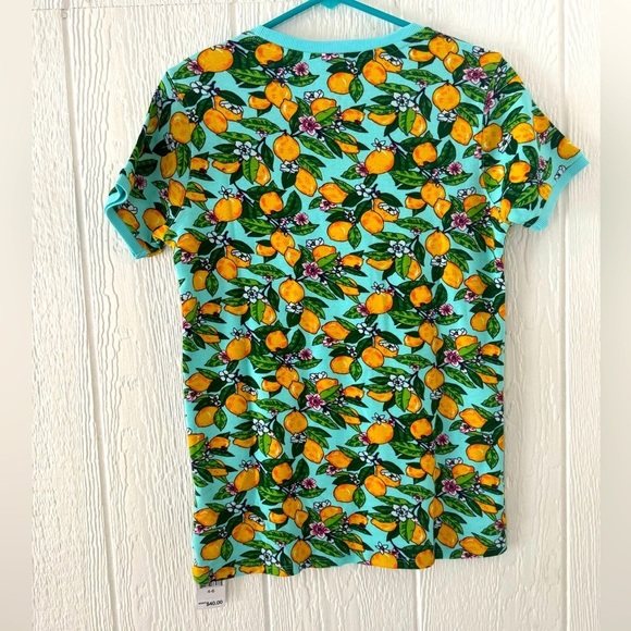 Vera Bradley Lemon Print Top size Small - Picture 4 of 5
